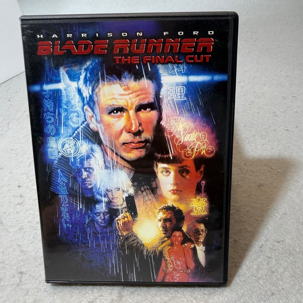 Blade Runner The Final Cut DVD Harrison Ford Ridley Scott Sci Fi Thriller Movie